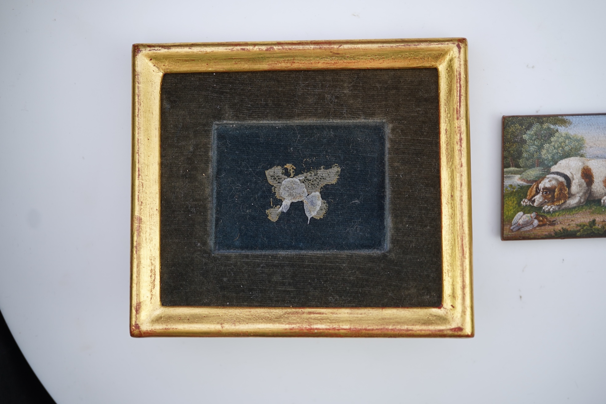 A fine Italian micro-mosaic plaque, Rome, mid 19th century